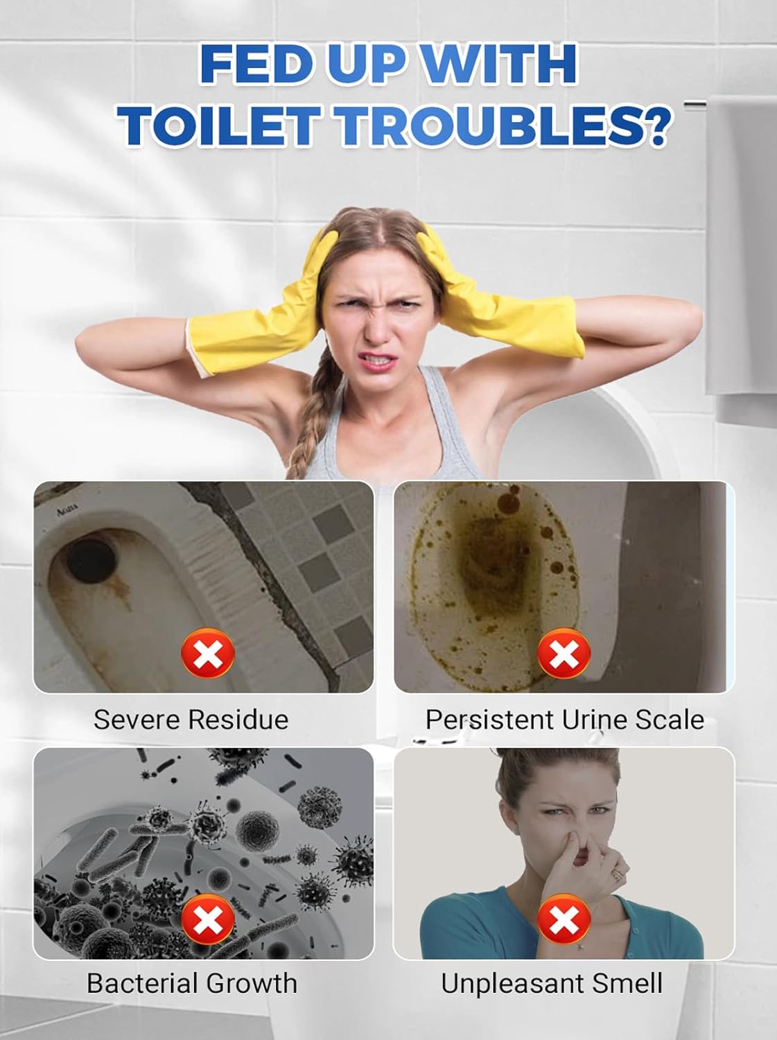 Toilet Deodorizer Bathroom Cleaner Tablet Pack of 1 (12 Pcs)