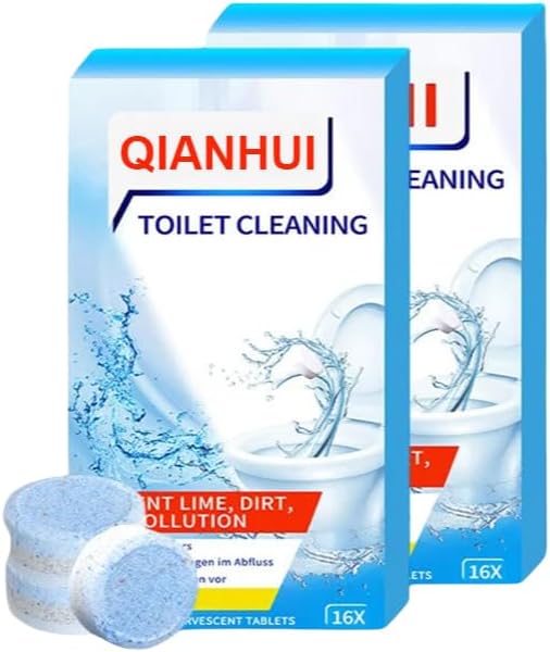 Toilet Deodorizer Bathroom Cleaner Tablet Pack of 1 (12 Pcs)